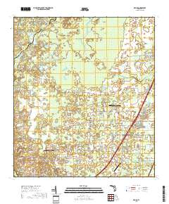 Wahoo 2018 topographic map thumbnail