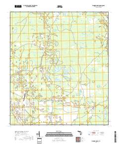 Warrior Swamp 2018 topographic map thumbnail