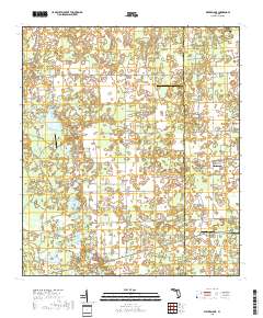 Waters Lake 2018 topographic map thumbnail