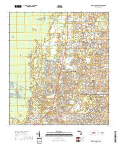 Weeki Wachee Spring 2018 topographic map thumbnail