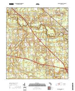 White Springs West 2018 topographic map thumbnail