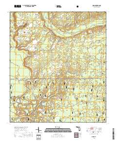 Woods 2018 topographic map thumbnail