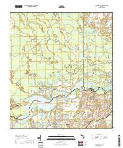 Yankeetown SE 2018 topographic map thumbnail