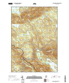 Barren Mountain West 2018 topographic map thumbnail