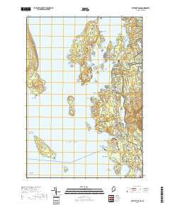 Bartlett Island 2018 topographic map thumbnail
