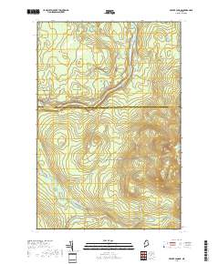 Beaver Pond SE 2018 topographic map thumbnail