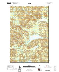 Big Machias Lake 2018 topographic map thumbnail