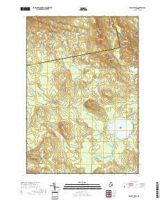 Brandy Pond 2018 topographic map thumbnail