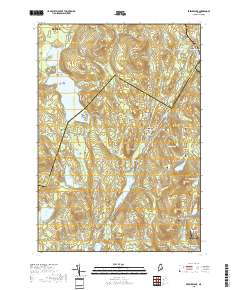 Brewer Lake 2018 topographic map thumbnail