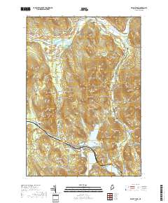 Bryant Pond 2018 topographic map thumbnail