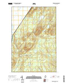 Burntland Pond 2018 topographic map thumbnail