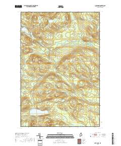 Carr Pond 2018 topographic map thumbnail
