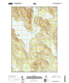 Caucomgomoc Lake East 2018 topographic map thumbnail