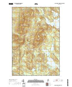 Caucomgomoc Lake West 2018 topographic map thumbnail