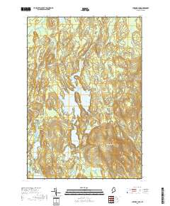 Clifford Lake 2018 topographic map thumbnail