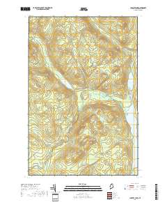 Cunliffe Lake 2018 topographic map thumbnail