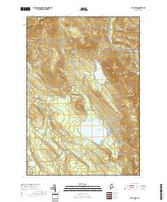 Ellis Pond 2018 topographic map thumbnail