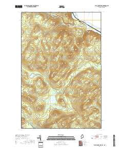 Falls Brook Lake 2018 topographic map thumbnail