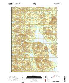 Grand Lake Seboeis 2018 topographic map thumbnail