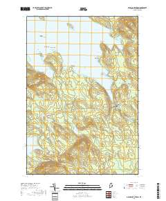 Grand Lake Stream 2018 topographic map thumbnail