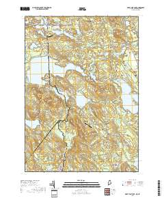 Great East Lake 2018 topographic map thumbnail