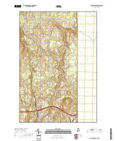 Houlton North 2018 topographic map thumbnail