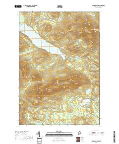Kennebago Lake 2018 topographic map thumbnail
