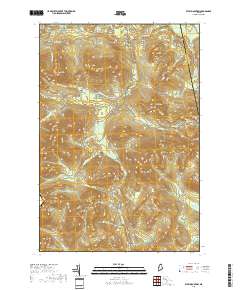 Kibby Mountain 2018 topographic map thumbnail