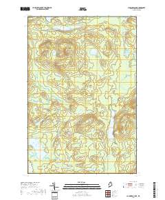 La Pomkeag Lake 2018 topographic map thumbnail
