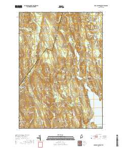 Lake Auburn West 2018 topographic map thumbnail
