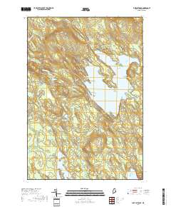 Lake Cathance 2018 topographic map thumbnail