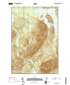 Lobster Mountain 2018 topographic map thumbnail