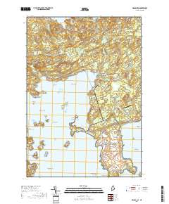 Machias Bay 2018 topographic map thumbnail