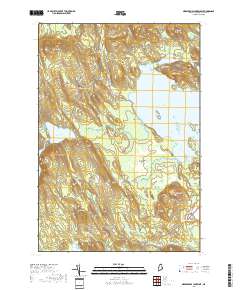 Meddybemps Lake West 2018 topographic map thumbnail