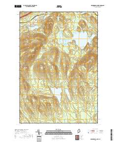 Meduxnekeag Lake 2018 topographic map thumbnail