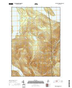 Metallak Mountain 2018 topographic map thumbnail