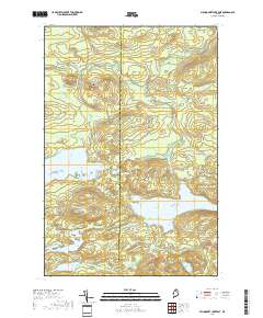 Millinocket Lake East 2018 topographic map thumbnail