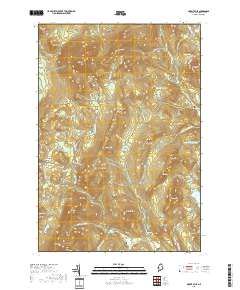Mount Blue 2018 topographic map thumbnail