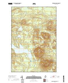Nesowadnehunk Lake 2018 topographic map thumbnail