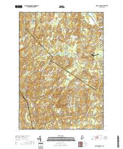 North Pownal 2018 topographic map thumbnail