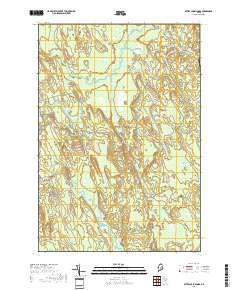 Otter Chain Ponds 2018 topographic map thumbnail