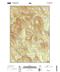 Packard Lake 2018 topographic map thumbnail