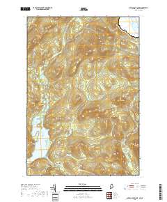 Parmachenee Lake 2018 topographic map thumbnail