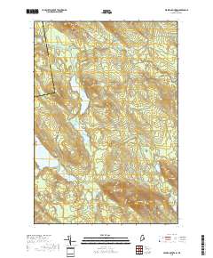 Peaked Mountain 2018 topographic map thumbnail