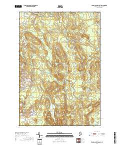 Peaked Mountain Pond 2018 topographic map thumbnail