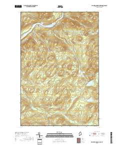 Pelletier Brook Lakes 2018 topographic map thumbnail