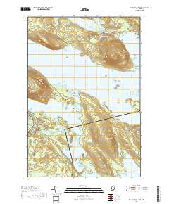 Pemadumcook Lake 2018 topographic map thumbnail