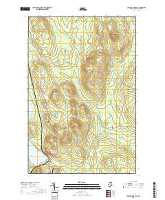 Portage Lake East 2018 topographic map thumbnail