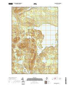 Allagash Lake 2018 topographic map thumbnail