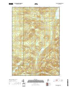 Allagash Pond 2018 topographic map thumbnail